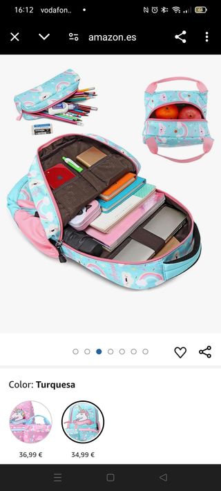 Mochila escolar.