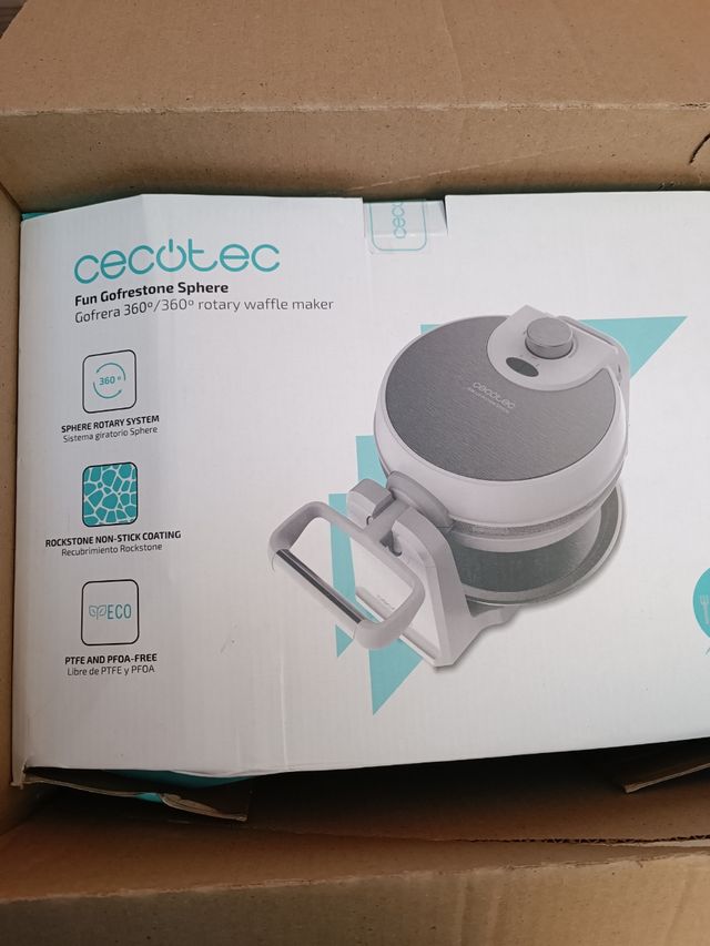 AVERIADA - Cecotec Gofrera Fun Gofrestone Sphere