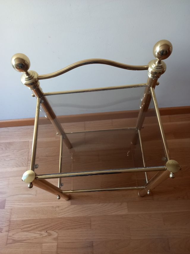 Conjunto cabecera y mesita vintage