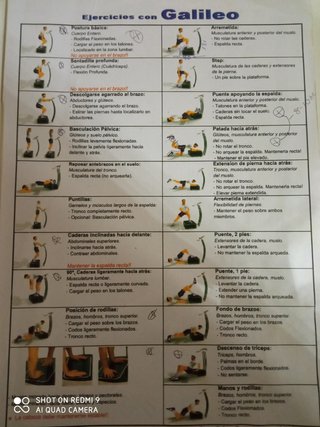 Plataforma vibratoria Galileo fitness