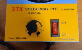 Pozzetto stagno da 100 a 550 gradi regolabile