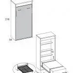 CAMA ABATIBLE VERTICAL 90×190 F60 RMB