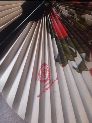 Dúo de abanicos chinos vintage estilo pay pay