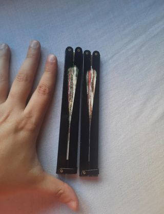 Dúo de abanicos chinos vintage estilo pay pay