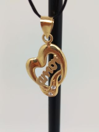 J-0647 Colgante corazón AMOR
