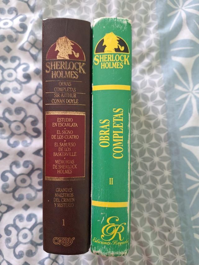 2 libros de Sherlock Holmes