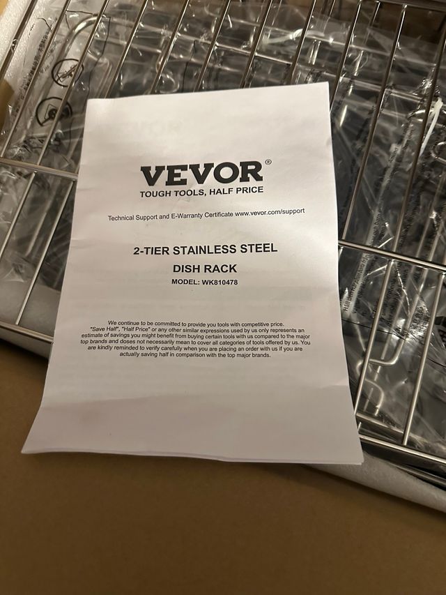 Scolapiatti Stainles steel dish rack