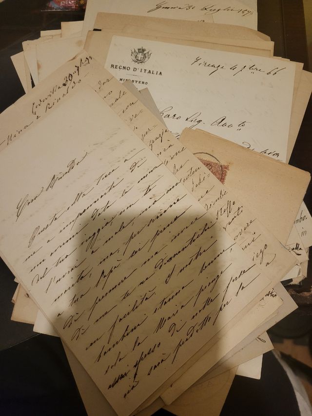 Corrispondenza fine 1800 inizi 1900