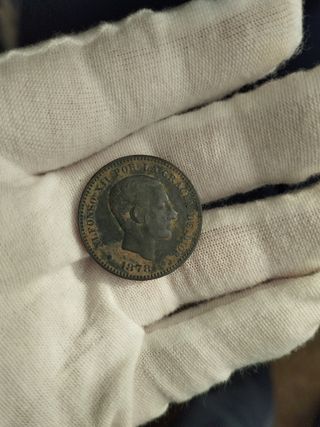 🪙Moneda 5 céntimos 1878 Alfonso XII