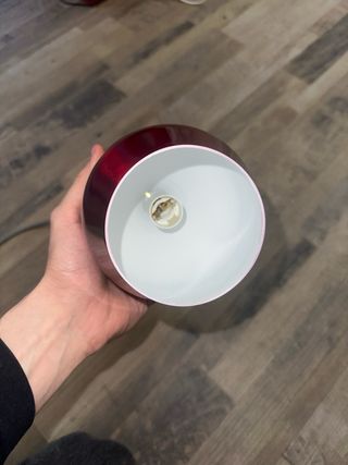 Lampada da soffitto rossa