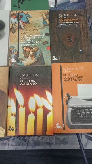 Lote 12 novelas Camilo José Cela
