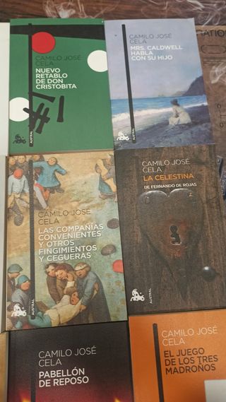 Lote 12 novelas Camilo José Cela