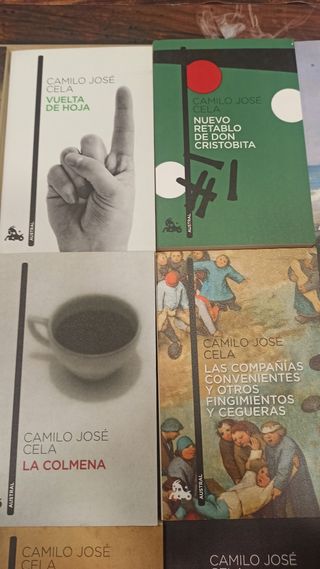 Lote 12 novelas Camilo José Cela