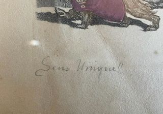 2X DIRTY DOGS OF PARIS BORIS O'KLEIN GRABADOS 50 c