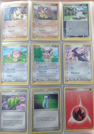 Cartas Pokémon Rubi y Zafiro