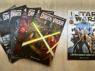 Cómics Star Wars y Darth Vader