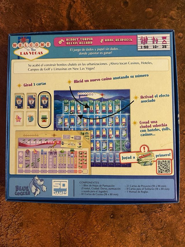 Welcome to New Las Vegas juego de mesa