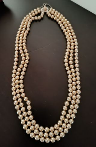 Collar perlas majorica