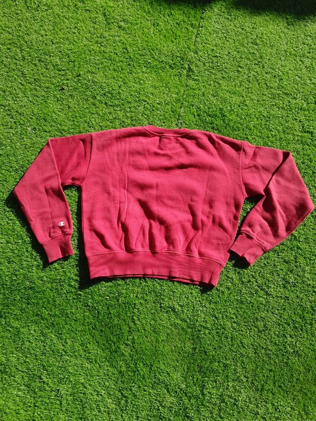 Sudadera roja champion vintage Talla M