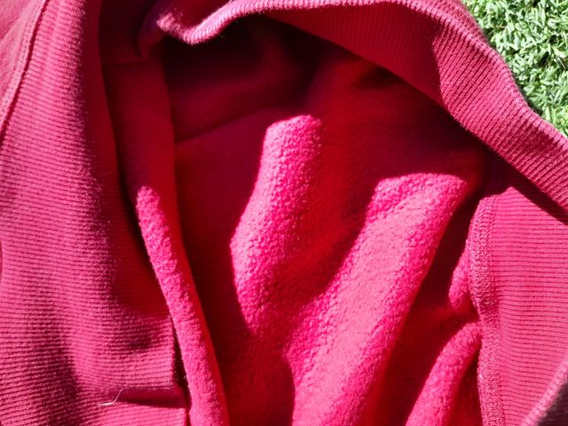 Sudadera roja champion vintage Talla M