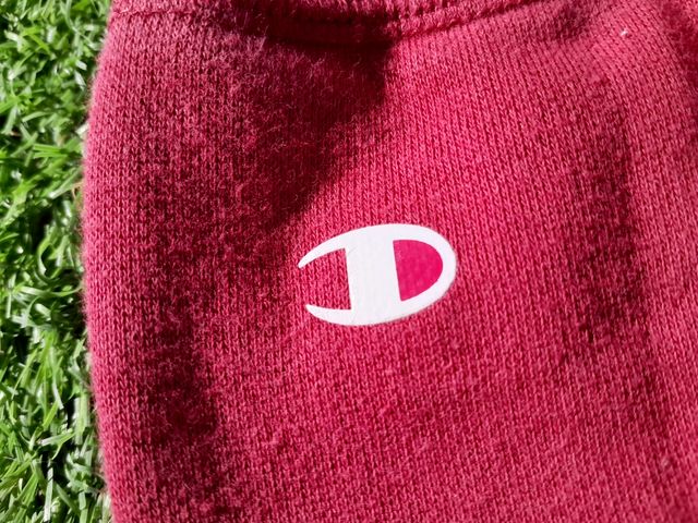 Sudadera roja champion vintage Talla M