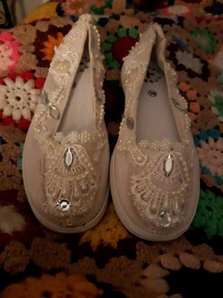 Zapatillas boda,ceremonia 