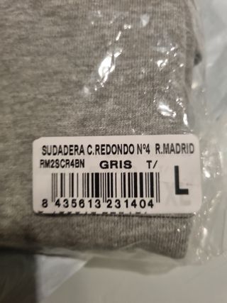 Sudadera gris REAL MADRID