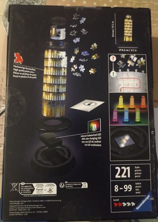Puzzle 3D Torre Pendiente de Pisa