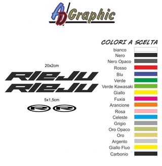 kit adesivi stickers rieju