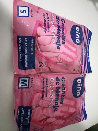 Guantes latex 0,75centimos la unidad