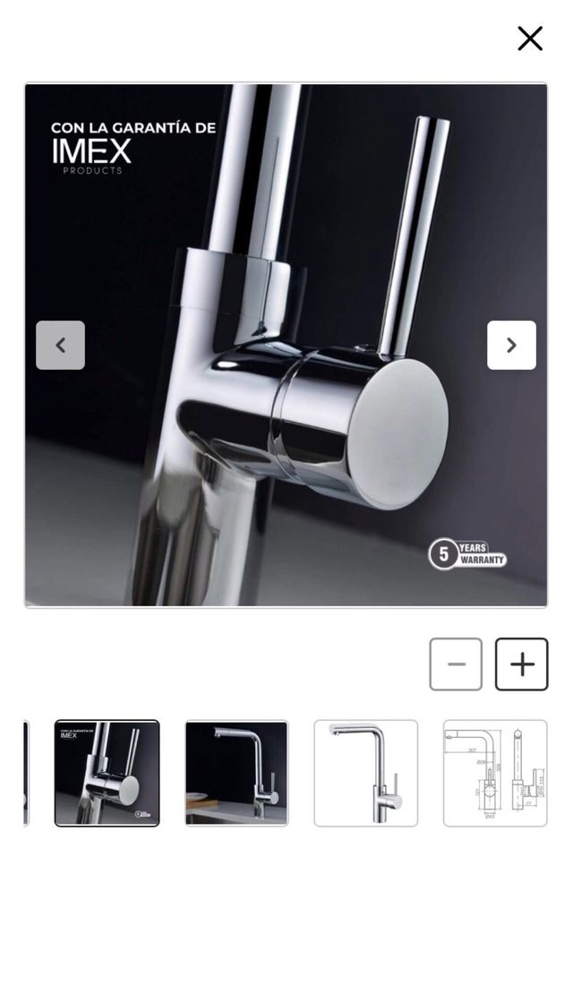 Grifo cocina IMEX serie Venecia