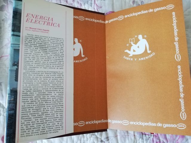 Libro “Energía Eléctrica” Enc. Gasso, 1970