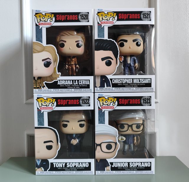 Pack 4 Funkos Los Soprano #1520-1523 POP!