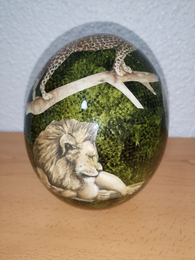 HUEVO AVESTRUZ DECORATIVO