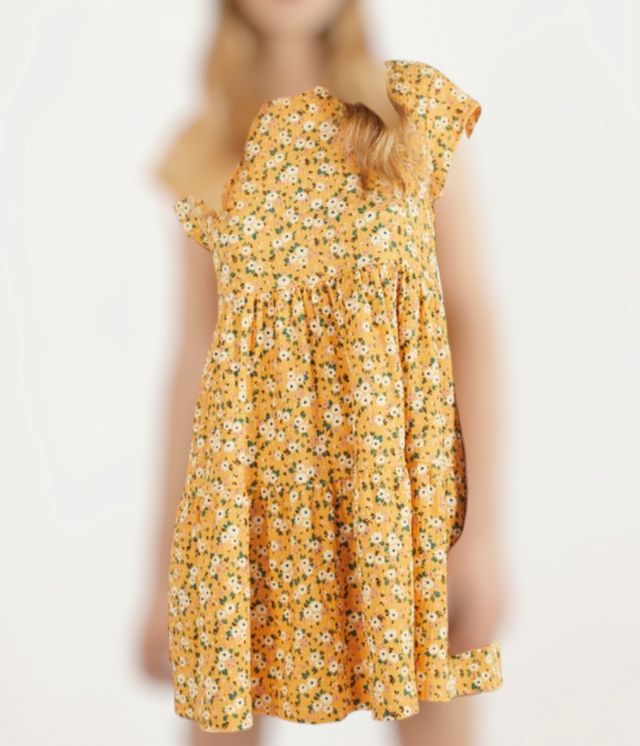 Vestido Bershka amarillo