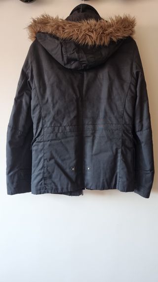 Chaqueta abrigo hombre negra zara