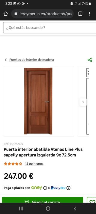 Puertas de interior
