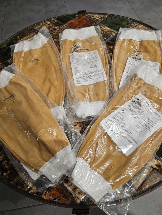 Lot de 5 pares de Manguito Juba serraje codo