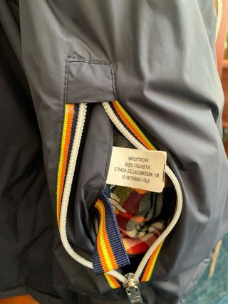 Piumino kway double face 