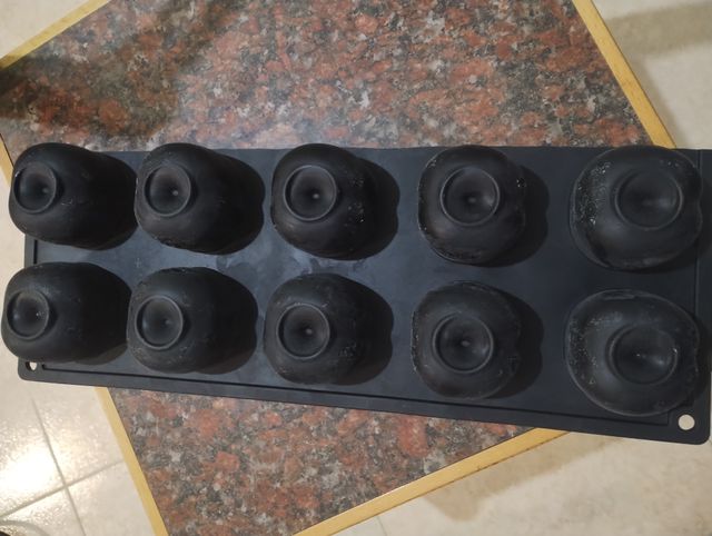 molde silicona  manzana