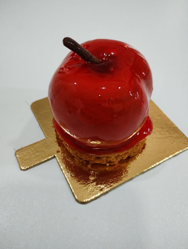 molde silicona  manzana