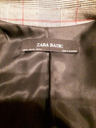 Blazer largo mujer TXS-34 marca Zara