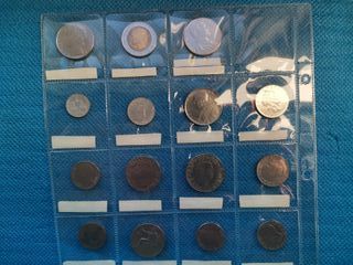 Lotto di 15 monete lire italiane dal 1921 al 1988