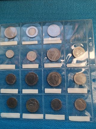 Lotto di 15 monete lire italiane dal 1921 al 1988
