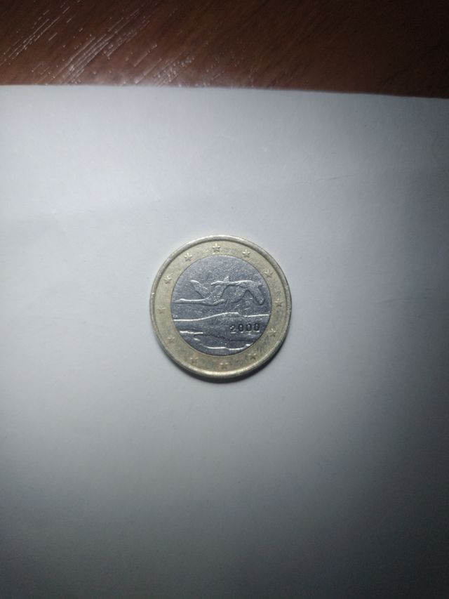 Moneda 1 euro Finlandia 2000