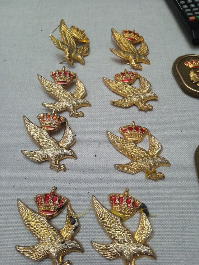 Lote insignias boinas y pins