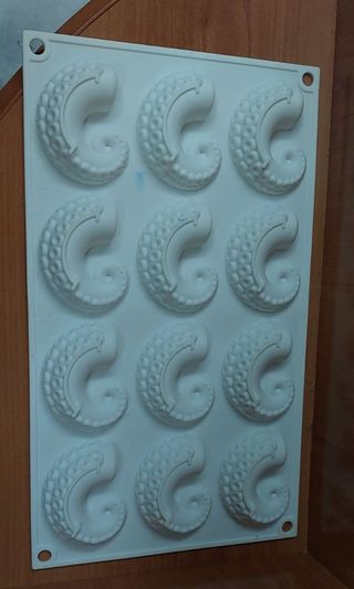 Molde patas de pulpo silicona