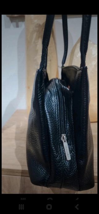 Fanple Bolso de auténtica piel Nuevo