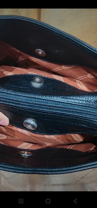 Fanple Bolso de auténtica piel Nuevo