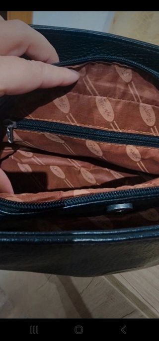 Fanple Bolso de auténtica piel Nuevo